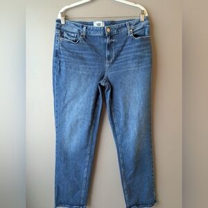 PAIGE Mid-Wash Brigitte Ankle Jeans 31